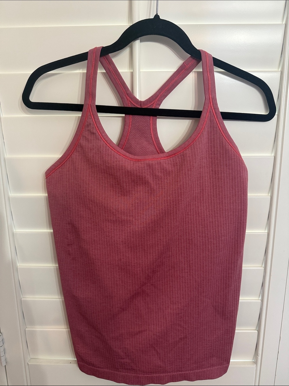 lululemon athletica Ebb to Street Ribbed Racerback Tank - Dusty Rose